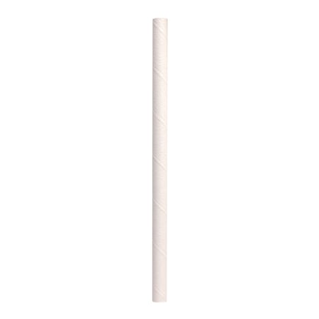 Aardvark 8.5" White Colossal Paper Straws 1480 PK 61500202